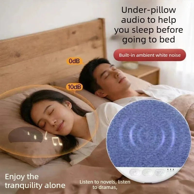 1 4 Pcs Mini Wireless Bluetooth Sleep Speaker under Pillow High Tech Sound Disc Portable Rechargeable for Insomnia Relax Gift