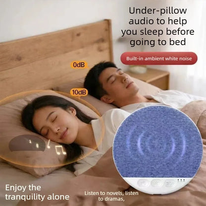 1 4 Pcs Mini Wireless Bluetooth Sleep Speaker under Pillow High Tech Sound Disc Portable Rechargeable for Insomnia Relax Gift