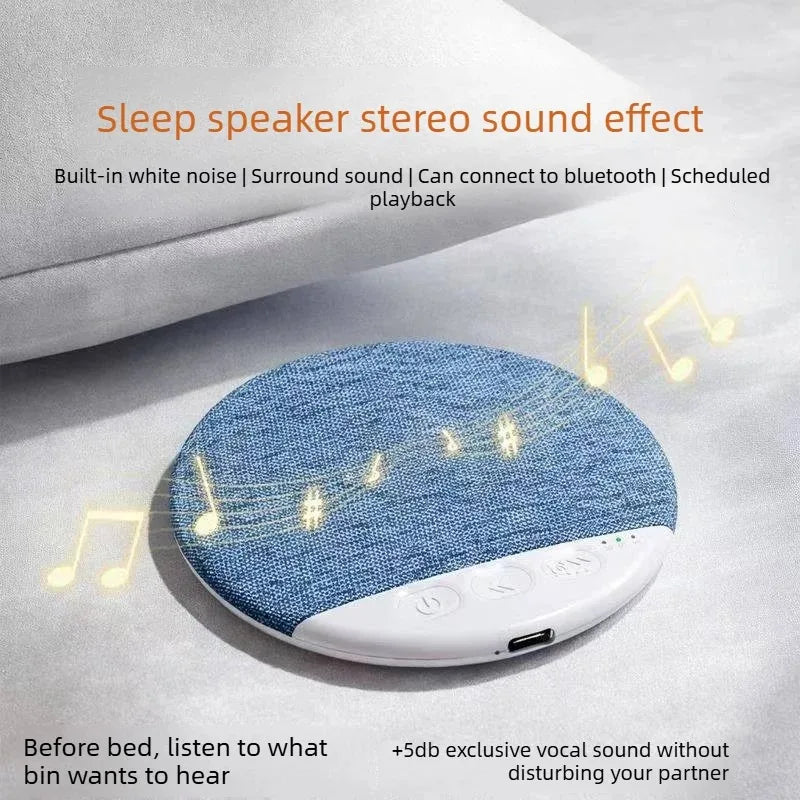 1 4 Pcs Mini Wireless Bluetooth Sleep Speaker under Pillow High Tech Sound Disc Portable Rechargeable for Insomnia Relax Gift