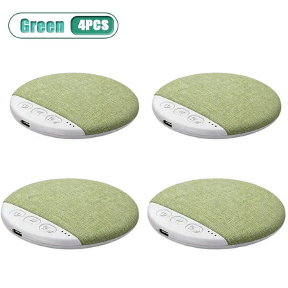 1 4 Pcs Mini Wireless Bluetooth Sleep Speaker under Pillow High Tech Sound Disc Portable Rechargeable for Insomnia Relax Gift