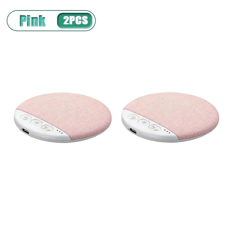1 4 Pcs Mini Wireless Bluetooth Sleep Speaker under Pillow High Tech Sound Disc Portable Rechargeable for Insomnia Relax Gift