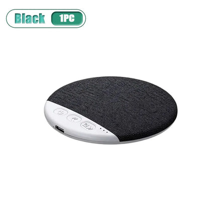 1 4 Pcs Mini Wireless Bluetooth Sleep Speaker under Pillow High Tech Sound Disc Portable Rechargeable for Insomnia Relax Gift