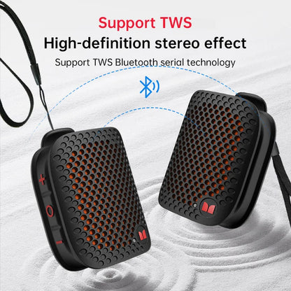 M3 Magnetic Clip-On Mini BT V5.4 Portable Outdoor Jobsite Wearable Wireless Bluetooth Speakers with Bass Altavoz Mic