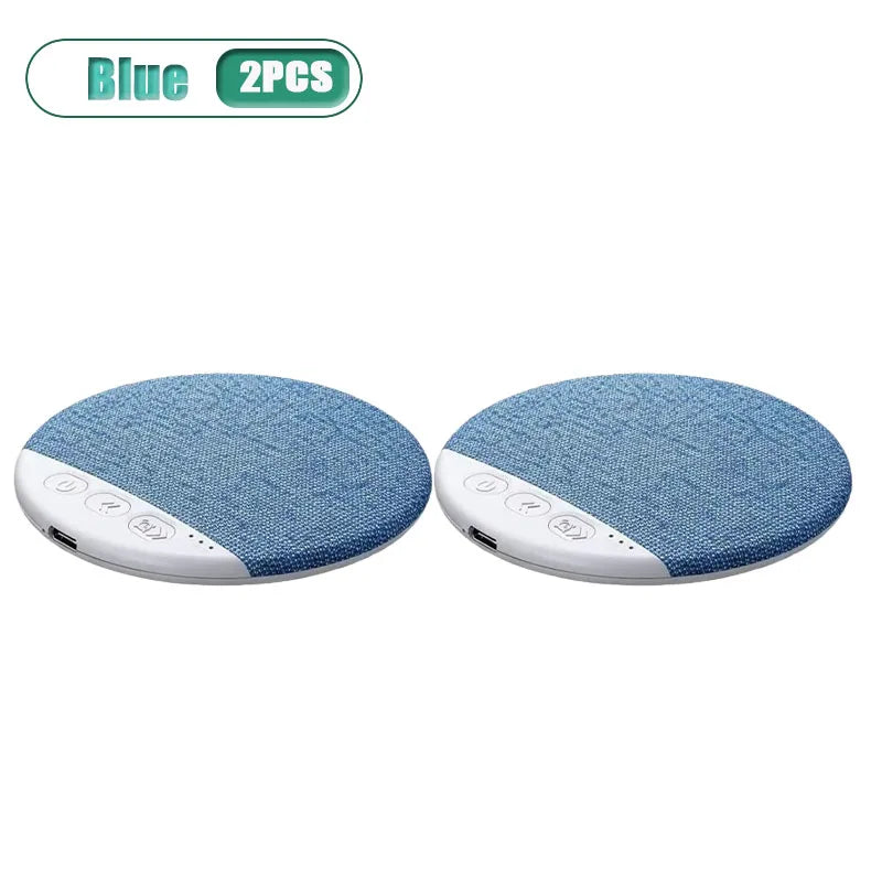 1 4 Pcs Mini Wireless Bluetooth Sleep Speaker under Pillow High Tech Sound Disc Portable Rechargeable for Insomnia Relax Gift