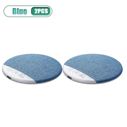1 4 Pcs Mini Wireless Bluetooth Sleep Speaker under Pillow High Tech Sound Disc Portable Rechargeable for Insomnia Relax Gift