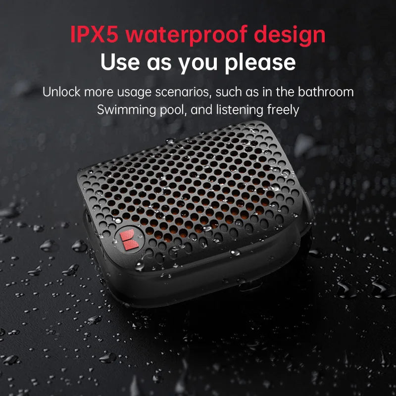 M3 Magnetic Clip-On Mini BT V5.4 Portable Outdoor Jobsite Wearable Wireless Bluetooth Speakers with Bass Altavoz Mic