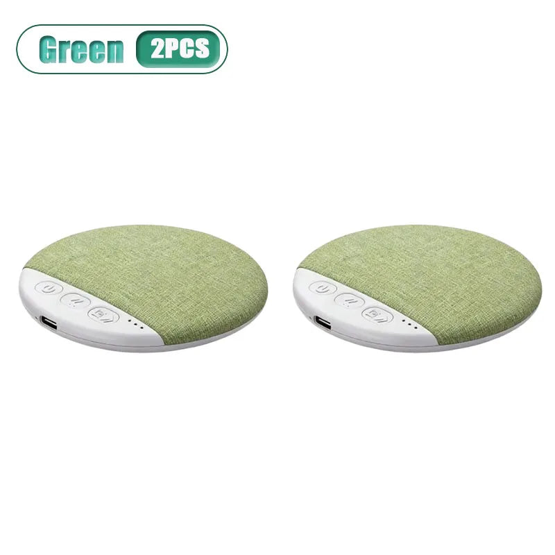 1 4 Pcs Mini Wireless Bluetooth Sleep Speaker under Pillow High Tech Sound Disc Portable Rechargeable for Insomnia Relax Gift